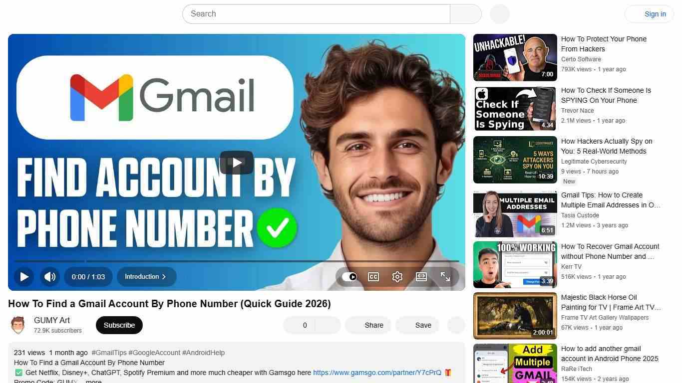 How To Find a Gmail Account By Phone Number (Quick Guide 2026) - YouTube
