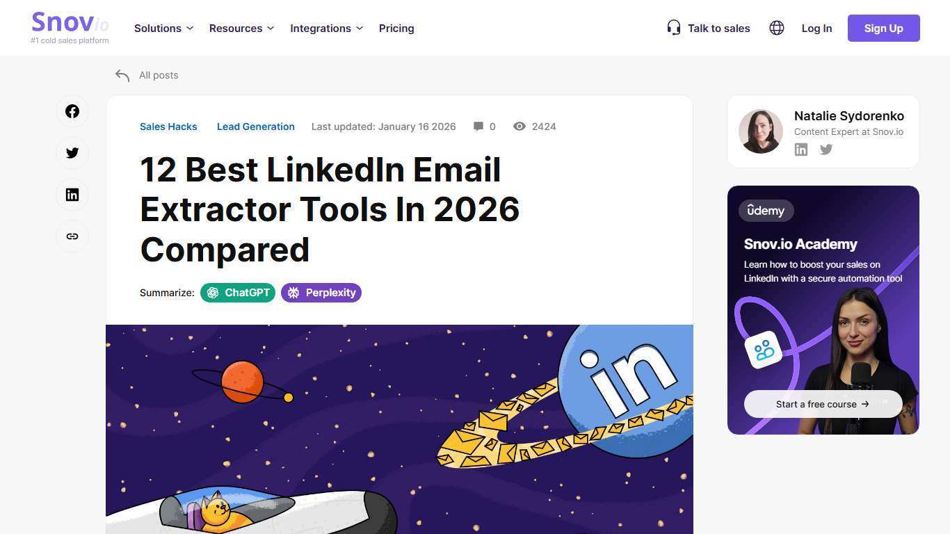 12 Best LinkedIn Email Extractor Tools In 2026 Compared
