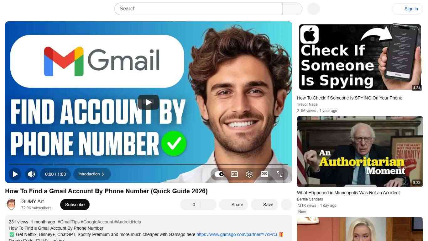 How To Find a Gmail Account By Phone Number (Quick Guide 2026) - YouTube